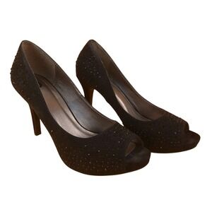 DressBarn Black Sabrina High Heel Shoe Size 8.5 Pre-owned